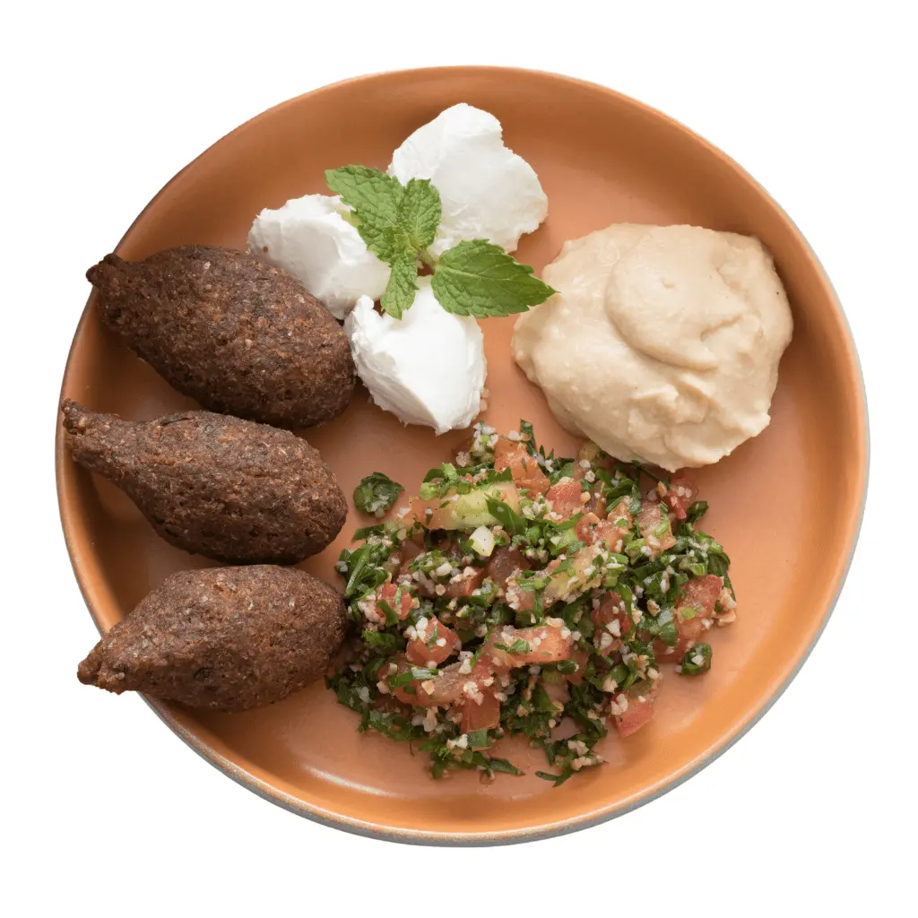 Labneh and Falafel